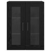 vidaXL Wall Mounted Cabinets 2 pcs Black oak 69.5 x 34 x 90 cm