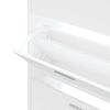 vidaXL Shoe Cabinet White 63x24x103 cm Engineered Wood
