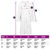 vidaXL Bathrobe KINN White XXXL Cotton