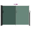 vidaXL Retractable Side Awning Dark Green 140x500 cm