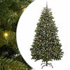 vidaXL Artificial Christmas Tree 210 cm 300 LEDs Warm White Green