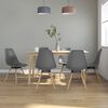 vidaXL Dining Chairs 6 pcs Grey PP