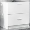 vidaXL Sink Cabinet White 59x37x59 cm Engineered Wood