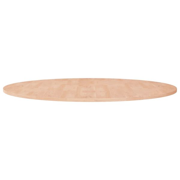 vidaXL Round Table Top ??90x1.5 cm Solid Wood Oak
