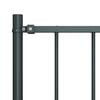 vidaXL Fence Panel with Posts Powder-coated Steel 1.81x1 m Anthracite