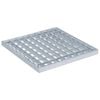 vidaXL Grating Silver 30 x 30 x 2 cm Hot-Dip Galvanised Steel