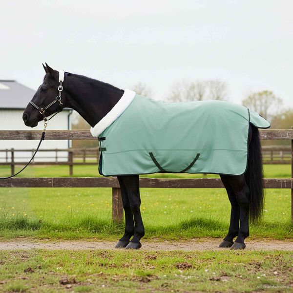 vidaXL Horse Blanket Special Green 135 cm Polar fleece