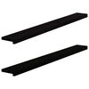 vidaXL Window Sills 2 pcs&nbsp;Brown Black 140x15x2 cm Solid Wood Oak