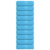 vidaXL Guest Towels FROGN 10 pcs Turquoise 30 x 50 cm 360 100% Cotton