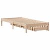 vidaXL Bed Frame without Mattress 75x190 cm Small Single Solid Wood Pine
