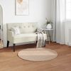 vidaXL Faux Rabbit Fur Rug Olite Taupe &Oslash; 80 cm Polyester