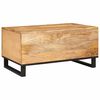 vidaXL Coffee Table Natural 80 x 50 x 40 cm Solid Mango Wood