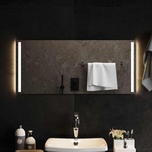 vidaXL LED Bathroom Mirror 90x40 cm