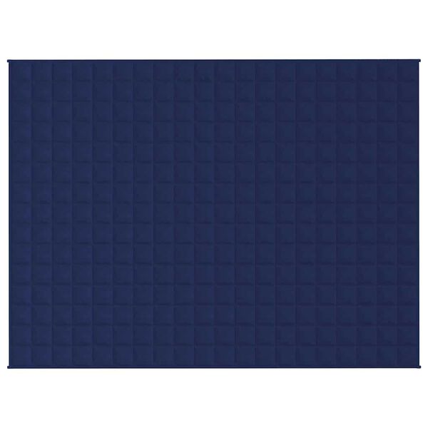 vidaXL Weighted Blanket Blue 150x200 cm 7 kg Fabric