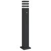 vidaXL Outdoor Floor Lamp with Sensor Black 80 cm Aluminium