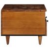 vidaXL TV Cabinet with Drawer Walnut 70 x 33 x 46 cm Solid Mango Wood