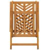 vidaXL Garden Dining Set 5 pcs Brown Solid Acacia Wood