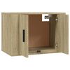 vidaXL Wall Mounted TV Cabinet Sonoma Oak 57x34.5x40 cm