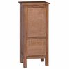 vidaXL Plant Stand with Drawer Brown 36 x 25 x 80 cm Mahogany Wood