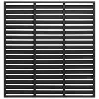 vidaXL Fence Panel WPC 180x180 cm Black