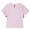 Kids' T-shirt with Ruffled Sleeves Lila 104