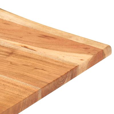 vidaXL Bar Table with Live Edges 60x60x110 cm Solid Acacia Wood