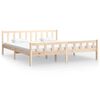 vidaXL Bed Frame without Mattress Solid Wood 160x200 cm