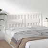 vidaXL Bed Headboard White 165.5x4x100 cm Solid Wood Pine