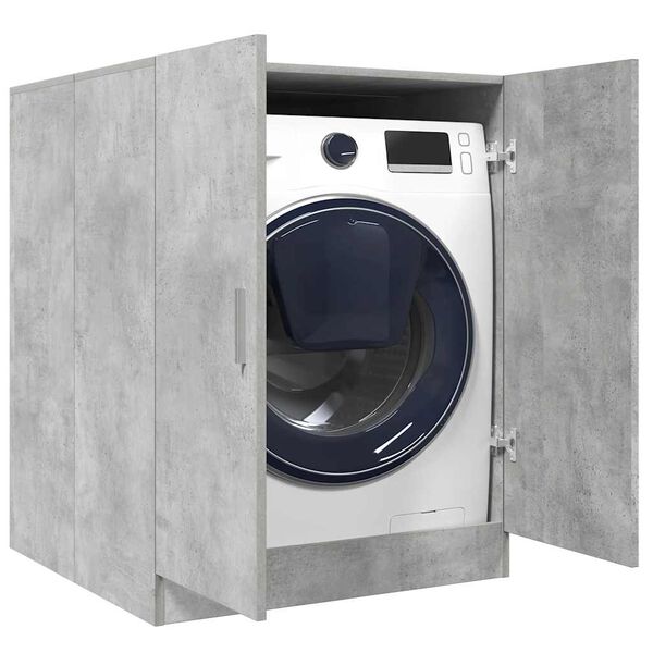 vidaXL Washing Machine Cabinet Concrete Grey 71x71.5x91.5 cm