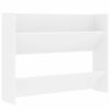 vidaXL Wall Shoe Cabinet White 80x18x60 cm Engineered Wood
