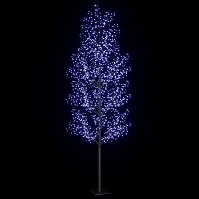 vidaXL Christmas Tree 1200 LEDs Blue Light Cherry Blossom 400 cm