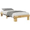 vidaXL Bed Frame without Mattress 100x200 cm Solid Wood Oak