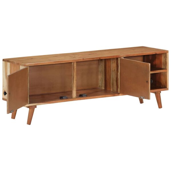 vidaXL TV Cabinet 112x30x40 cm Solid Wood Acacia