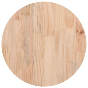 vidaXL Table Top Round &Oslash;30x3 cm Solid Wood Pine