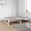 vidaXL Pull-out Day Bed without Mattress White 2x(90x190) cm