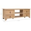vidaXL TV Cabinet 115x30x40 cm Paulownia Wood
