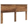 vidaXL Bed Frame with Headboard Old Wood 160 x 200 cm Solid Pine Wood