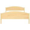 vidaXL Bed Frame without Mattress Solid Pine Wood 160x200cm