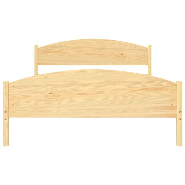 vidaXL Bed Frame without Mattress Solid Pine Wood 160x200cm