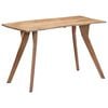vidaXL Dining Table 120x58x76 cm Solid Acacia Wood