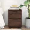 vidaXL Bedside Table Brown Oak 30.5 x 30 x 43 cm Engineered Wood