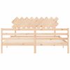 vidaXL Bed Frame without Mattress Super King Size Solid Wood