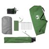 vidaXL Camping Tent 4-Person Green Quick Release Waterproof