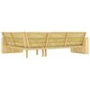 vidaXL Garden Corner Bench 239 cm Impregnated Pinewood