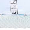 vidaXL Mattress Topper White and Green 80 x 200 x 6 cm Jaquard Fabric