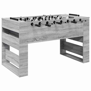 vidaXL Football Table Grey Sonoma 146.5 x 74 x 85 cm Engineered Wood