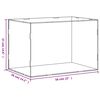 vidaXL Display Box Transparent 56x36x37 cm Acrylic