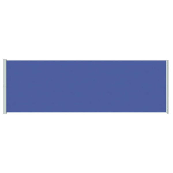 vidaXL Patio Retractable Side Awning 200x600 cm Blue