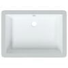 vidaXL Bathroom Sink White 55.5x40x18.5 cm Rectangular Ceramic