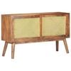 vidaXL Sideboard 112x30x65 cm Solid Mango Wood